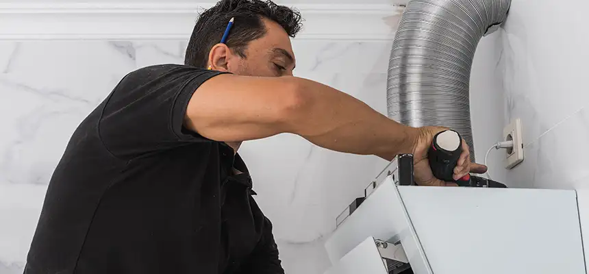 Precision In-wall Dryer Vent Cleaning & Rerouting Corrections in North Atlanta, GA
